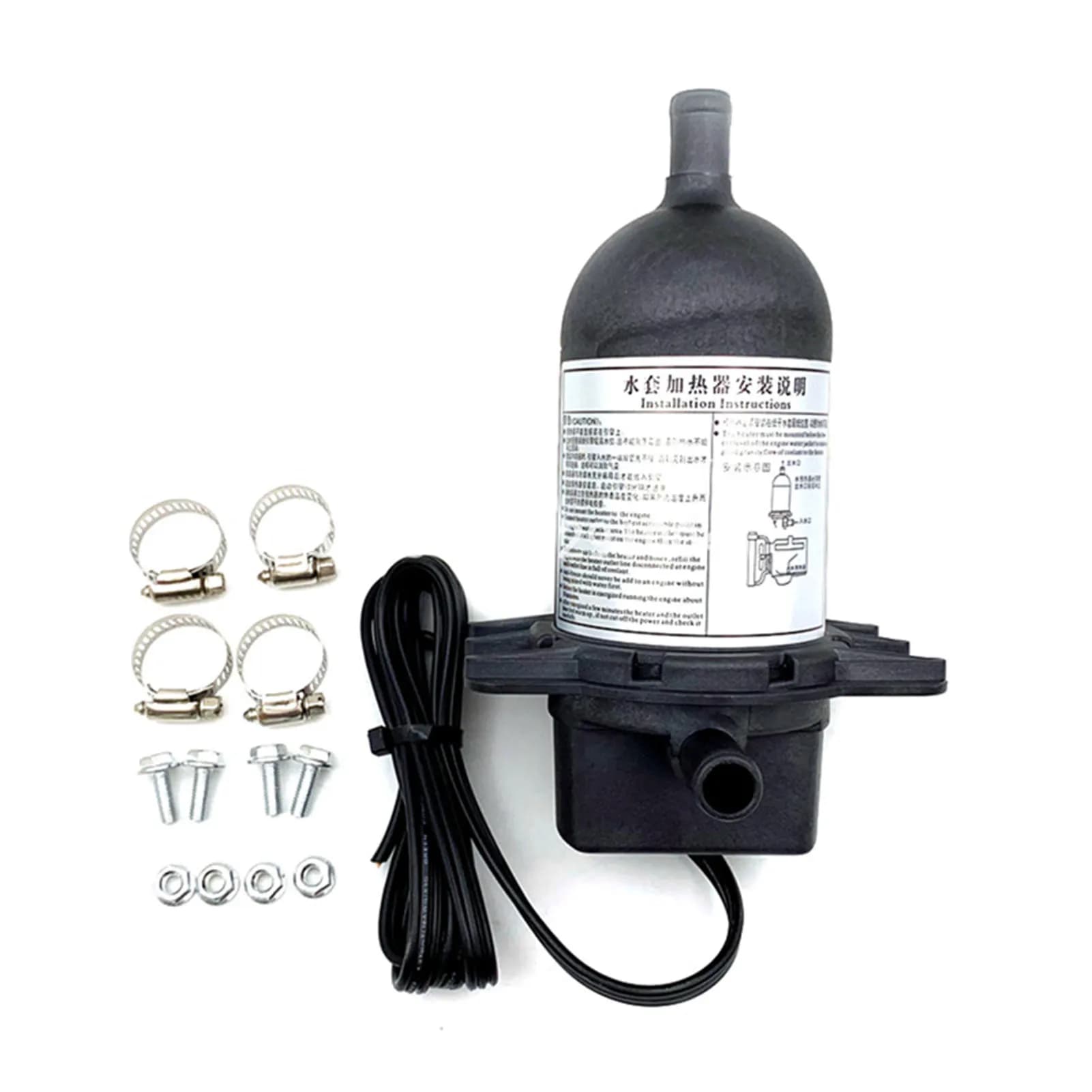 FS-001-2 Engine Water Jacket Heater Self Circulating Diesel Generator Thermostat Coolant Heater 2000W Electric Water Jacket Heat