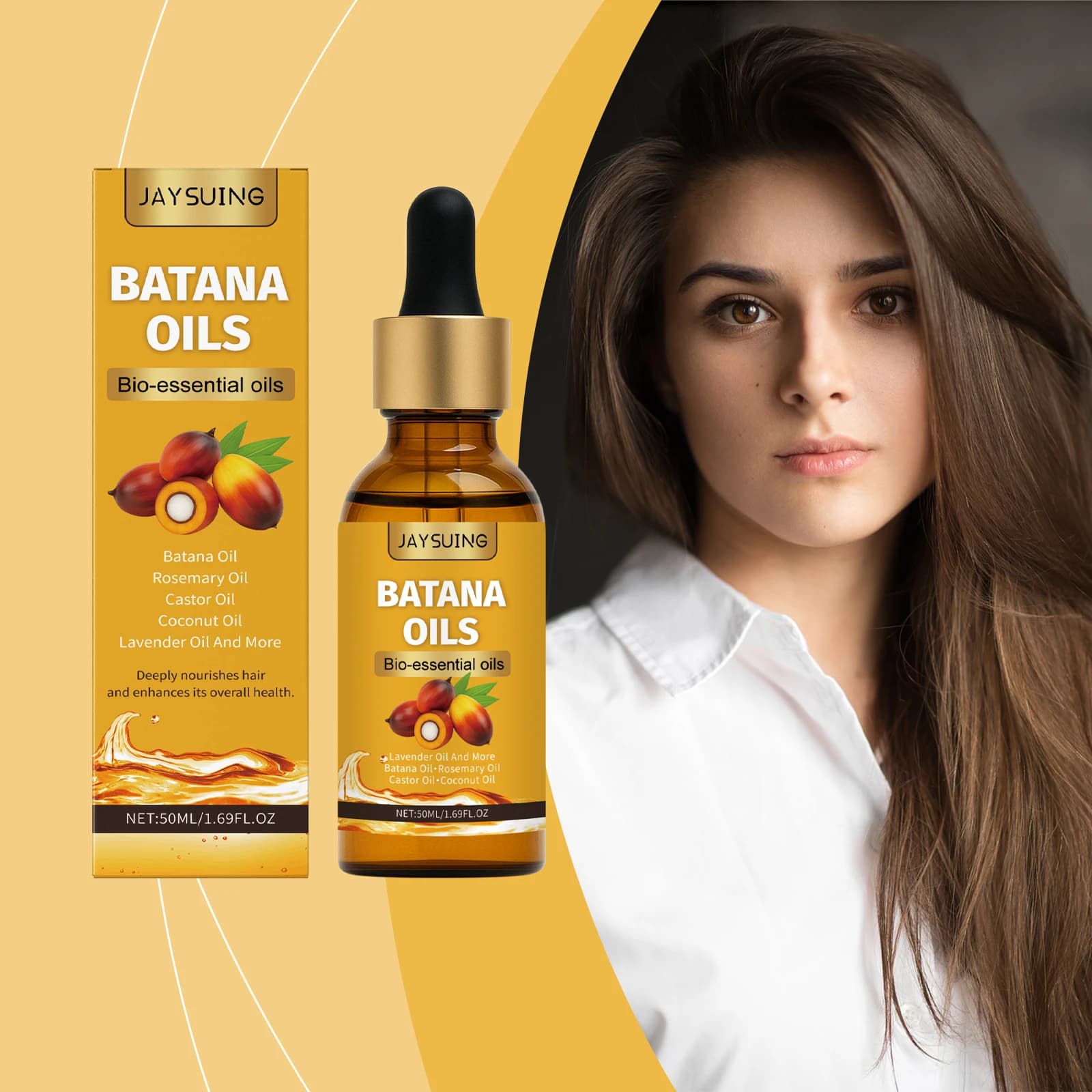 Hair Nutrient Oil Lenitive for scalp Promotes microcirculation Improves the elasticity of hair roots Oil for deep moisturizing care