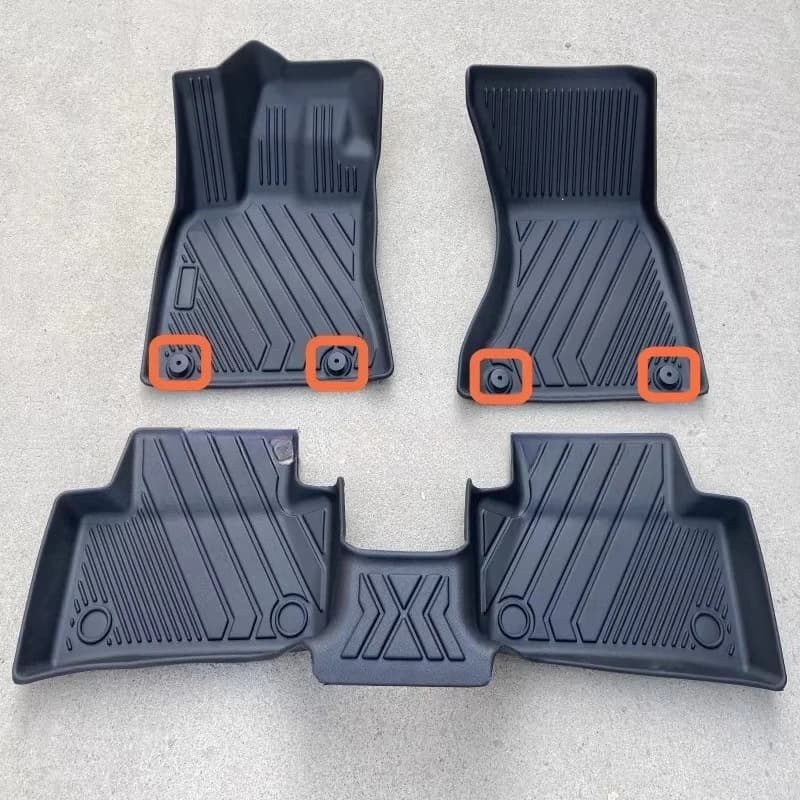 Tappetino Auto 3D in TPE per Porsche Macan S T GTS 2014-2026, Tappeto Impermeabile a Spirale