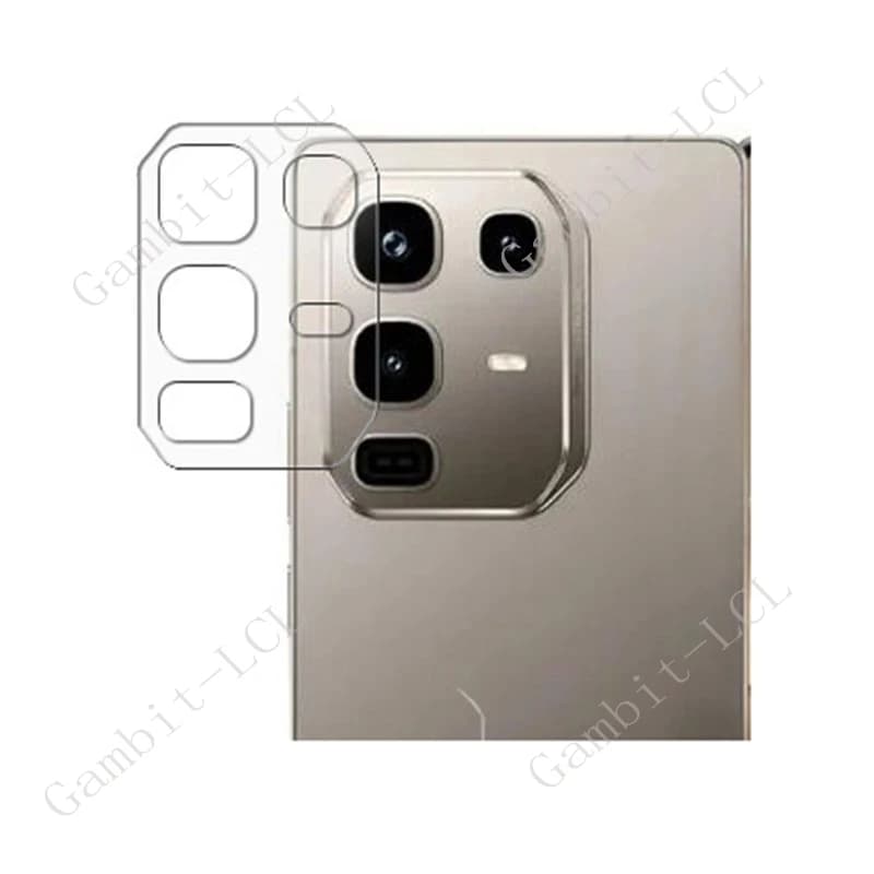 Obiettivo della fotocamera 3D per Infinix Note 50s 5G + vetro temperato SU Note50s Note50Pro + Note50 50Pro Plus Pellicola protettiva per schermo posteriore