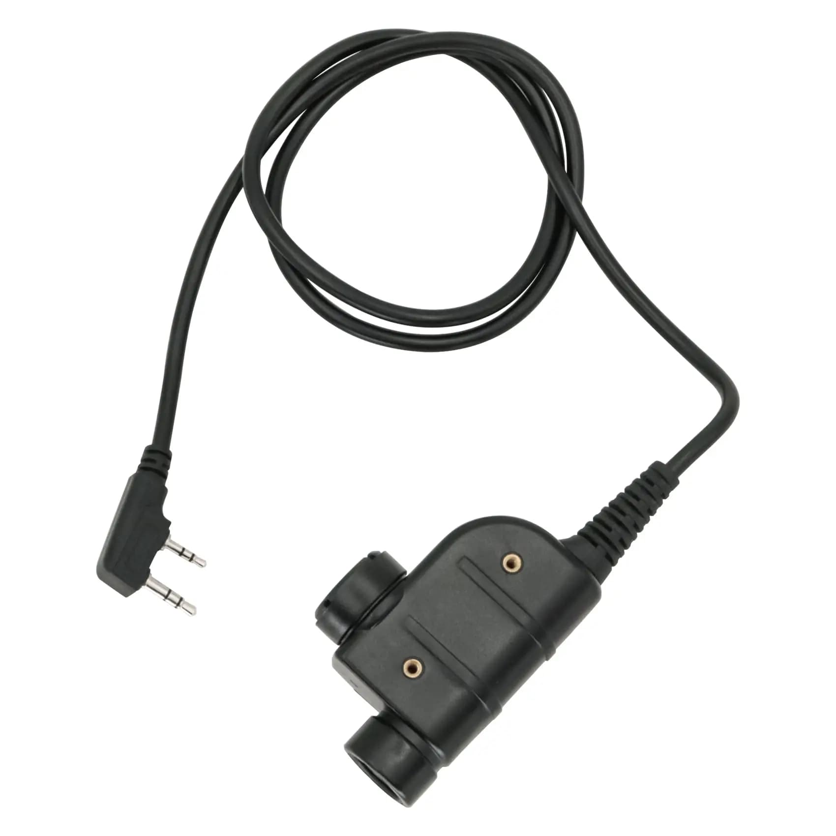 Accessori tattici per walkie-talkie U94 PTT 2 pin, push to talk per UV5R ecc. con versione civile, auricolare tattico Airsoft
