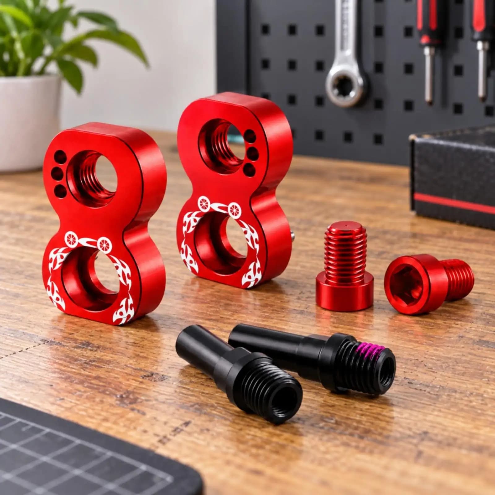 Bicycle Brake Extension Adapter 7075 Aluminum Alloy Mounting Bracket for Larger Wheel Size Retrofit Cycling Part