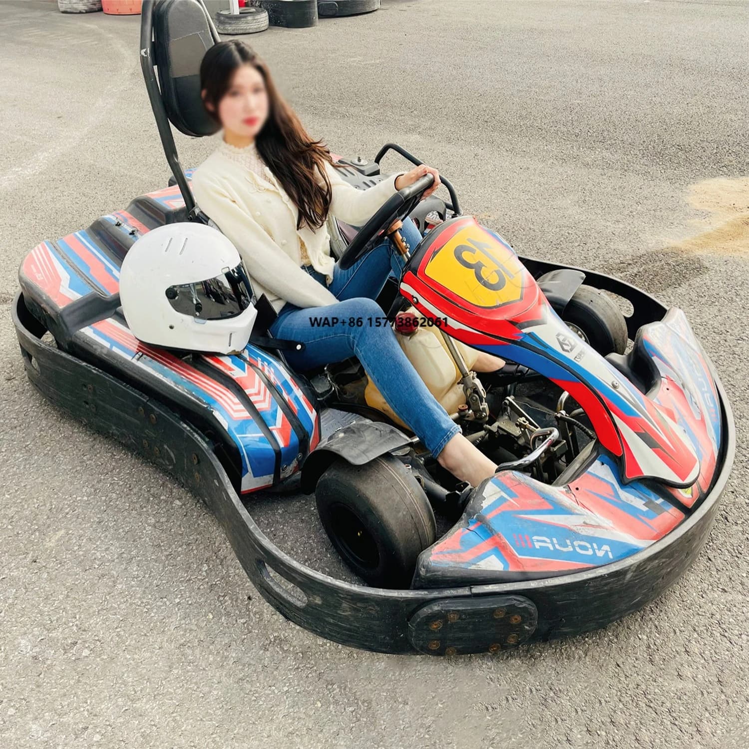 Gas Racing Go Karts Motore a 4 tempi 4x4 Drive Attrezzature per sport all'aria aperta e intrattenimento per giochi di kart