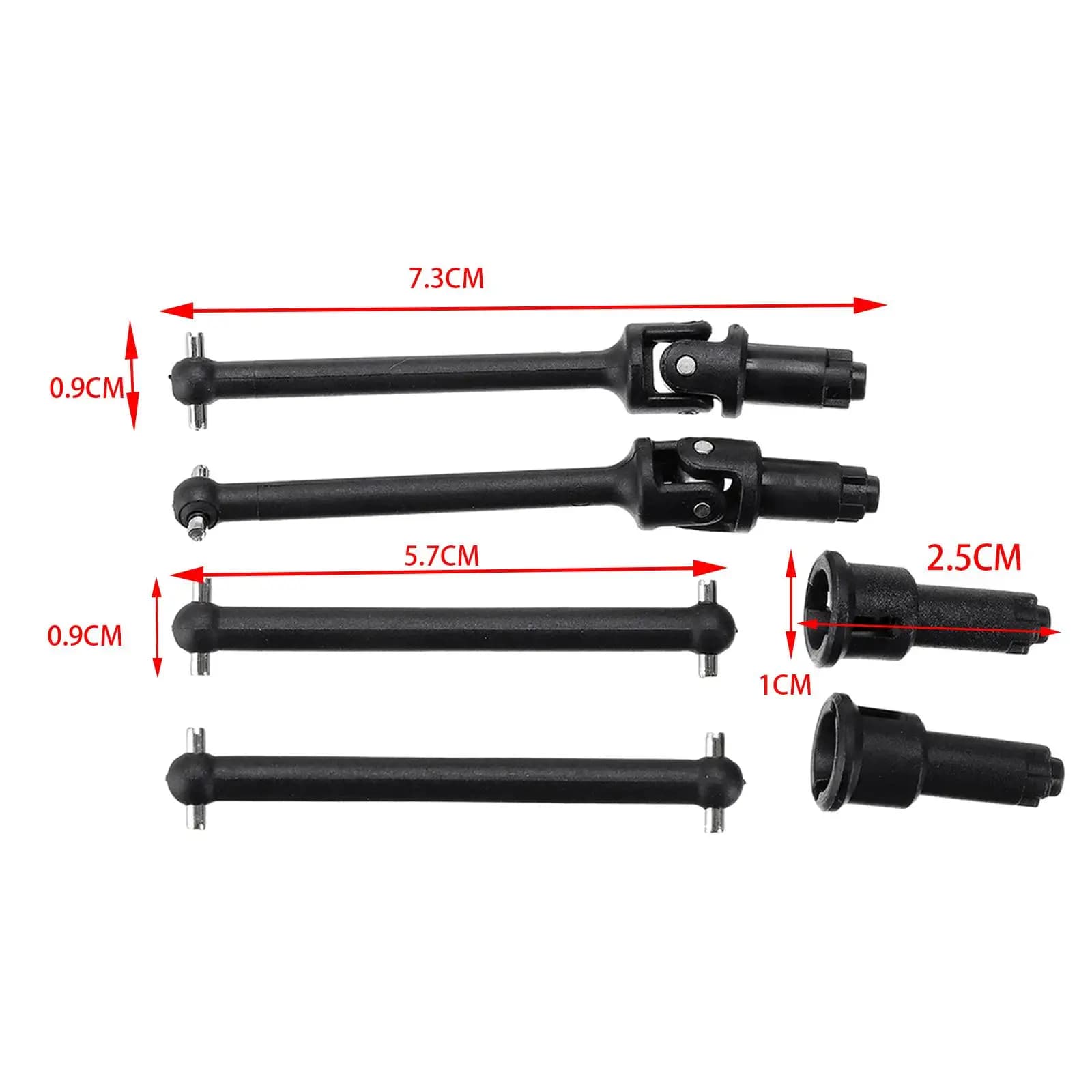 Set albero motore per auto RC anteriore e posteriore per camion HBX 16889 SG1602 16890 modificati fai-da-te