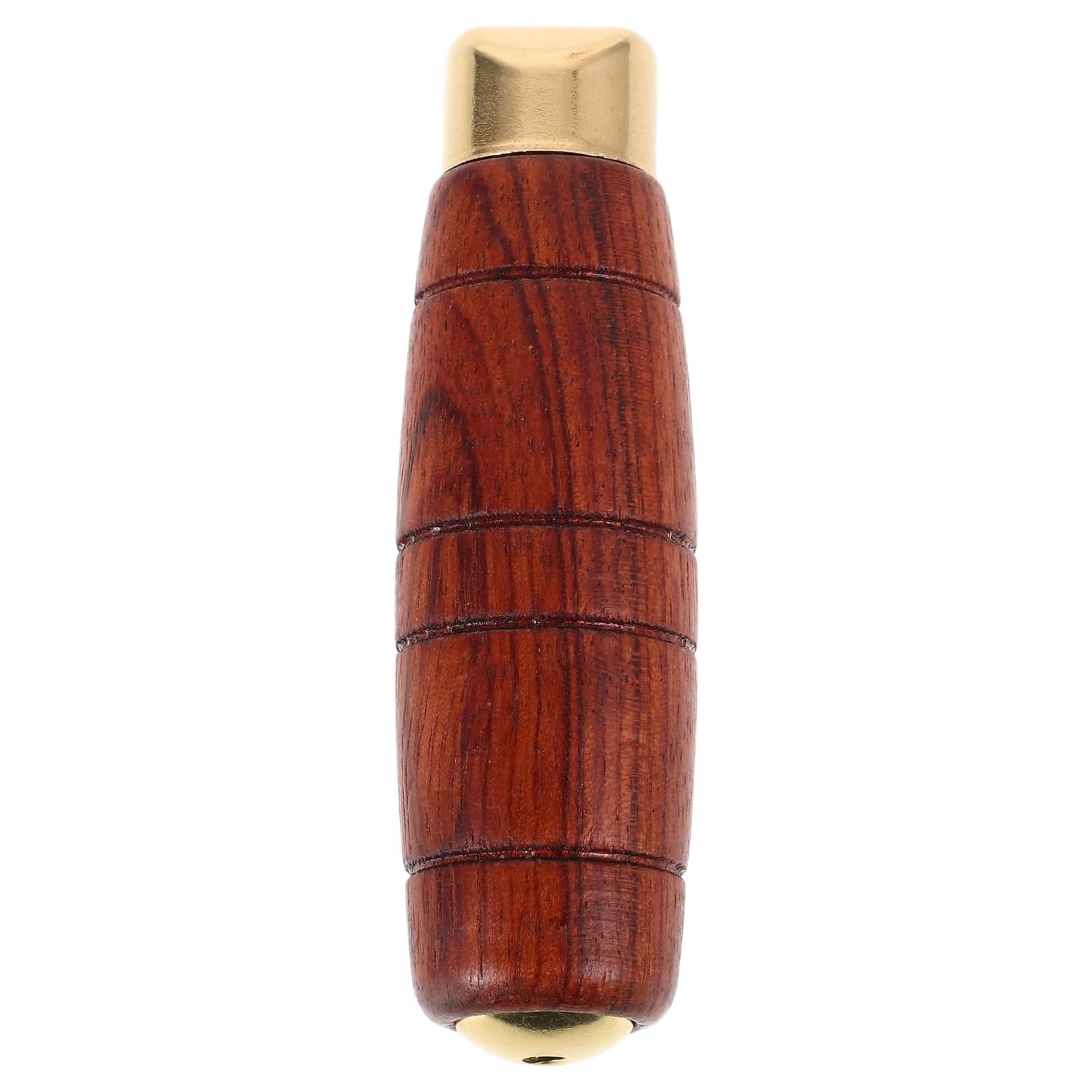 Manico Rotondo in Legno di Palissandro Brasiliano per Coltello da Cucina, Design Ergonomico in Legno Massello, Impugnatura di Ricambio per Tagliere Domestico