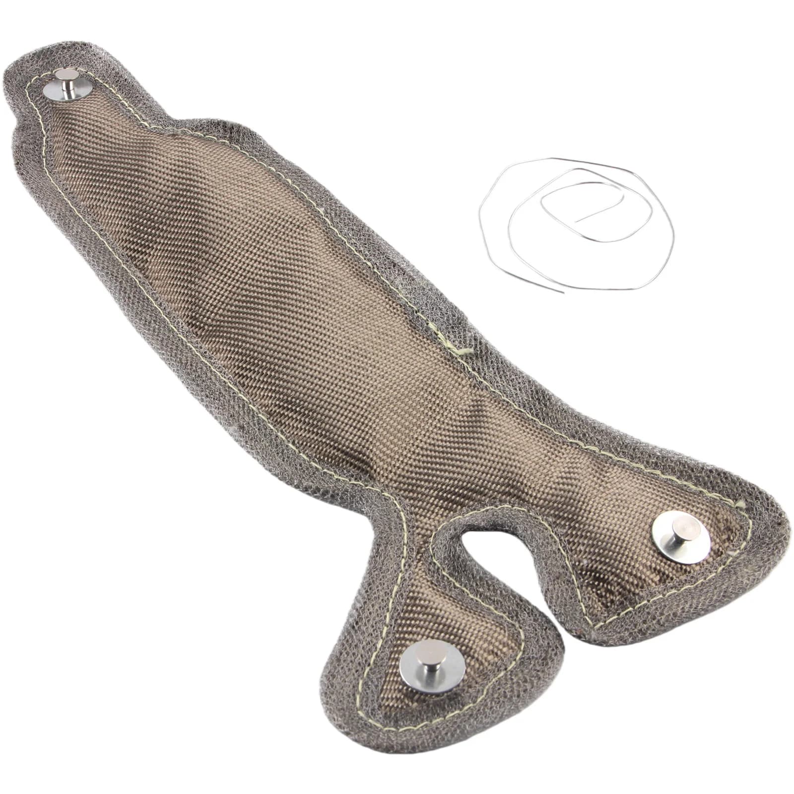 Avvolgimento scudo termico per coperta turbo per Honda Civic 2016+ 1.5T Maglia in acciaio inossidabile Fibra di basalto al titanio