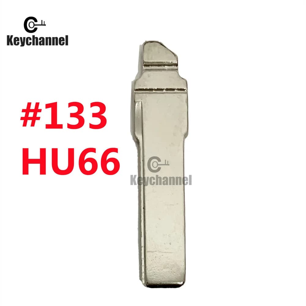 Keychannel 10 PZ/LOTTO MQB Chiave Dell'automobile Lama HU66 Chiave Auto Vuota per VW Golf MK7 Skoda Seat MQB Flip Chiave A Distanza 133 # Lama