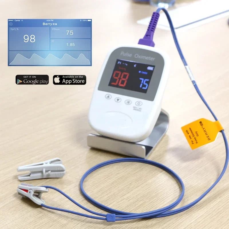 Nursing Veterinary Hospital Handheld Pulse Oximeter AM1000A