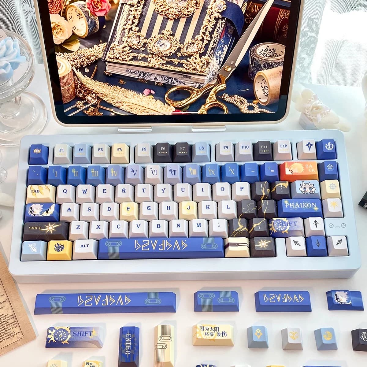 Keycap animazione bidimensionale tappo tastiera meccanica periferica sublimazione su cinque lati