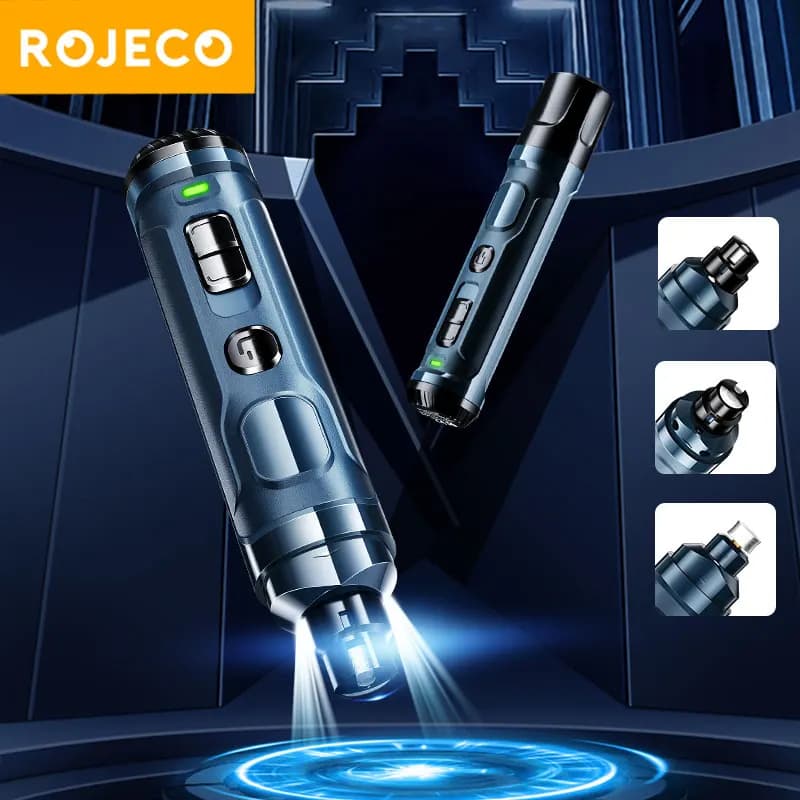 ROJECO N30 Tagliaunghie elettrico per cani per smerigliatrice per unghie per cani Tagliacapelli professionale ricaricabile per animali domestici per taglierina per artigli di gatto Toelettatura