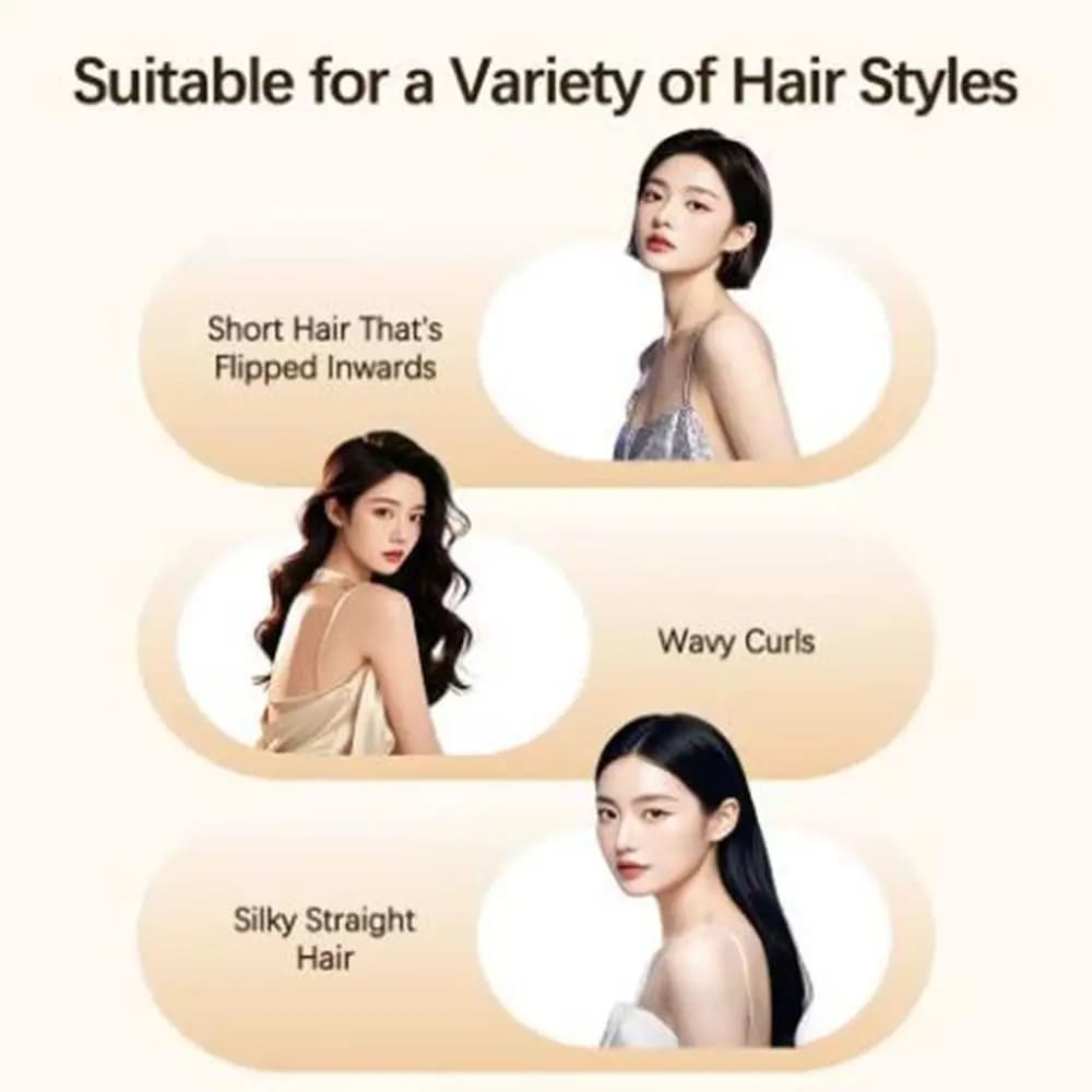 Black Ion Ceramic Hair Plate, Quick Heating, 12 Level Temperature Control, Double Use