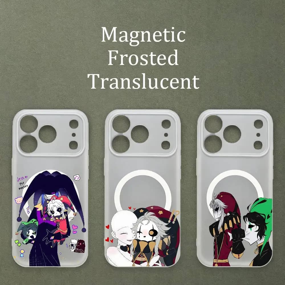 Custodia stampata F-Freak C-Circus per MagSafe in TPU opaco semitrasparente per iPhone 15 17 16 11 12 14 13 Pro Max
