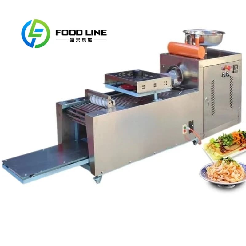 Macchina per fare noodle di riso fresco personalizzata Macchina commerciale automatica per pasta/pressa per pasta elettrica per noodle e pasta