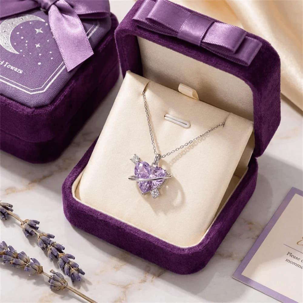 Collana con Cuore di Cristallo dal Design Lussuoso, Stile Y2K, Elegante e Dolce, Collana Sfera dell'Amore, Trendy Stile Influencer