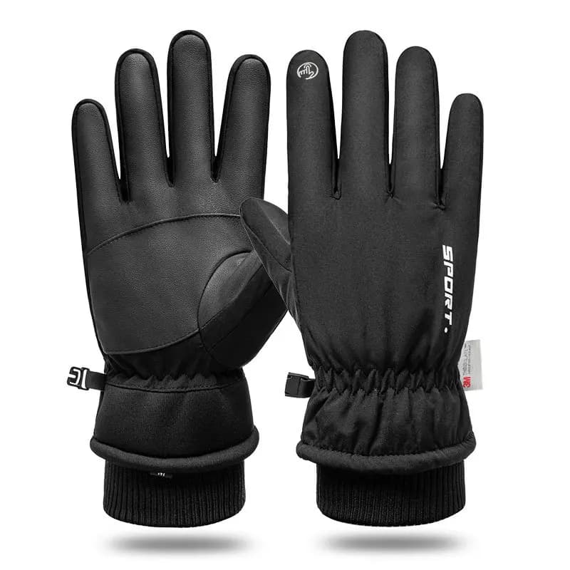 Cold-resistant waterproof men's ski gloves thickened out cycling hot winter fishing cycle ski equipment outdoor clothing for women
