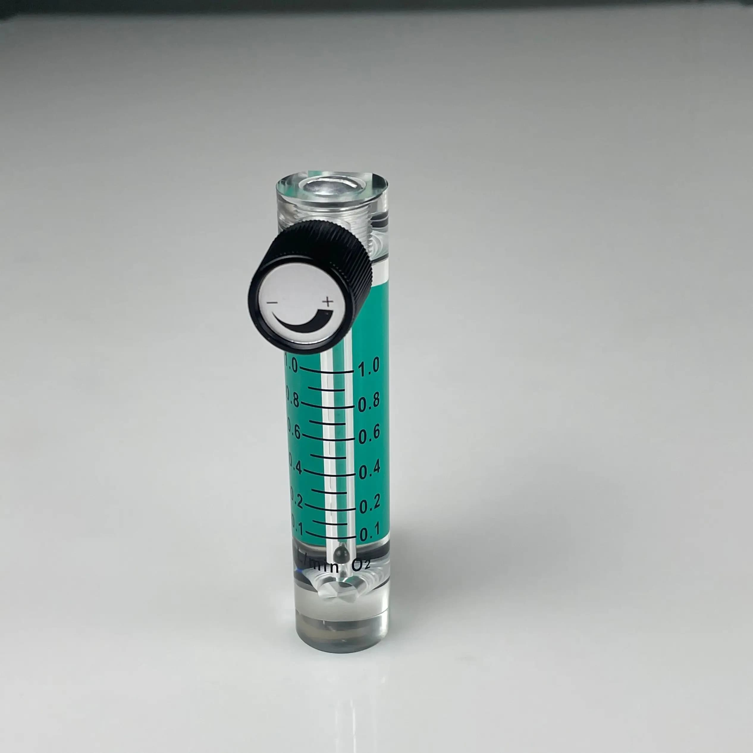 Misuratore di portata di ossigeno accurato da 1 Lpm misuratore di portata per Gas d'aria indicatore del contatore O2 100 Kpa 0.1 Sacle