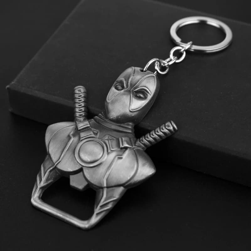 Deadpool Keychain Trendy Personalized Keyring Bottle Opener Car Hanging Backpack Decoration for Women And Men