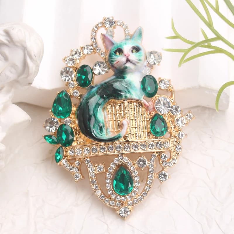 Vintage Style Sparkling Rhinestone Brooch & Scarf Pin | Fashion Accessory | Gift Idea