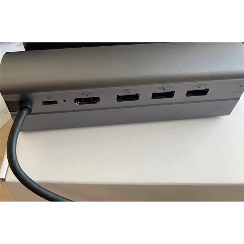 Docking station USB C M85K per display HD 4K Dock station Ethernet di ricarica USB 3.0 PD per deck di gioco