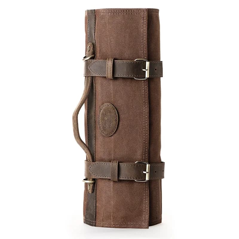 Knife storage bag Chinese and Western chef canvas kit portable kitchen knife bag