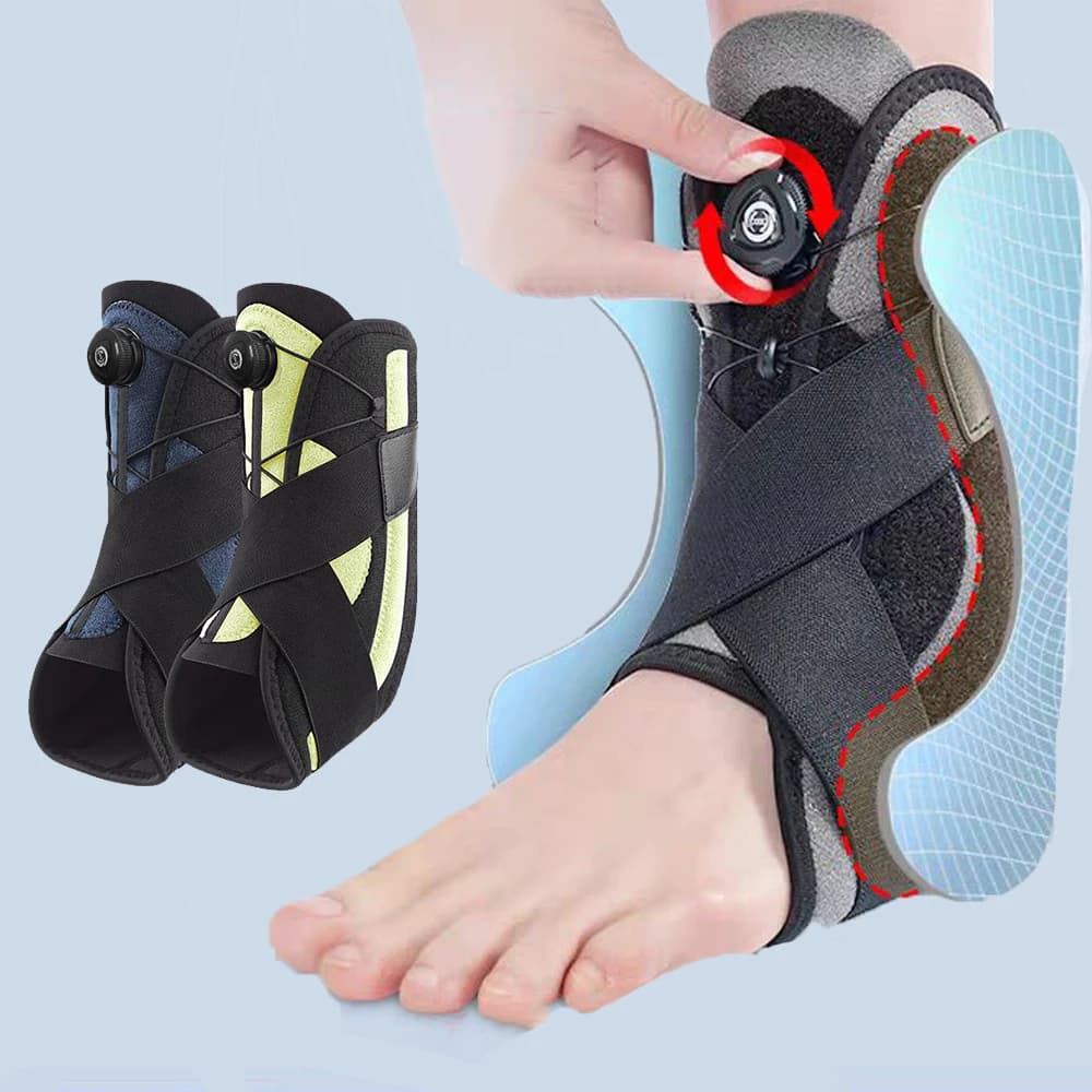 1 Pezzo Protezione Caviglia Sportiva, Supporto Pressurizzato Fisso, Protezioni Articolari per Riabilitazione, Recupero da Distorsioni, Unisex