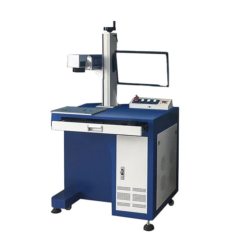 Indicatore laser per gioielli Raycus in fibra laser 30w 50W per incisione e taglio dell'oro con rotativo per anelli