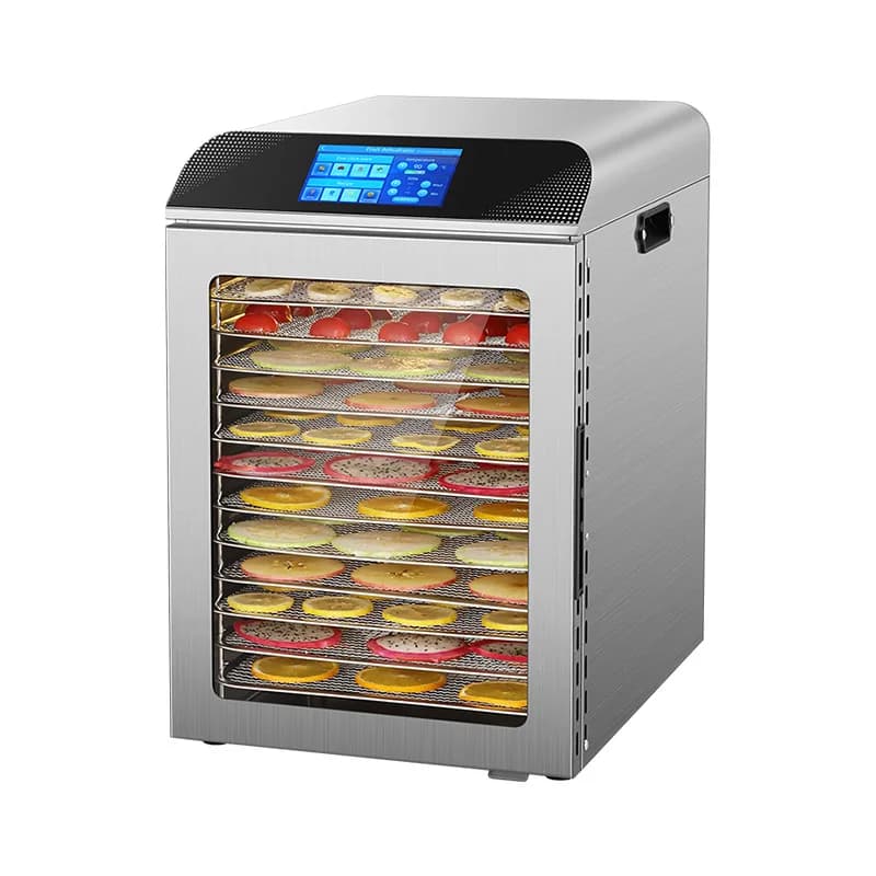 Essiccatore Compatto Smart per Casa: Disidratazione Rapida per Frutta Secca, Carne Essiccata ed Erbe Aromatiche