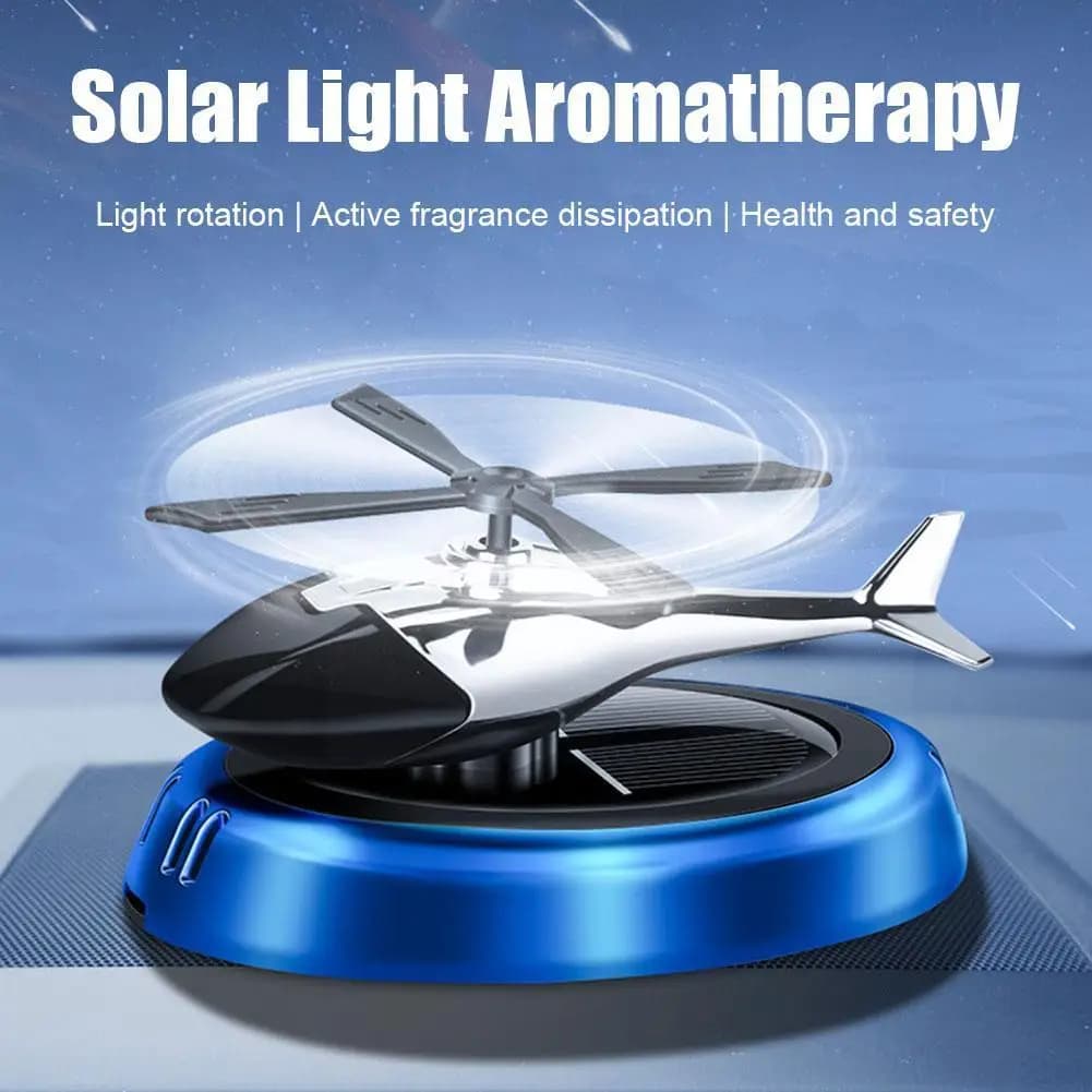 Deodorant for solar car modeling decoration aromatherapy accessories for auto propeller rotating diffuser Int W2c4