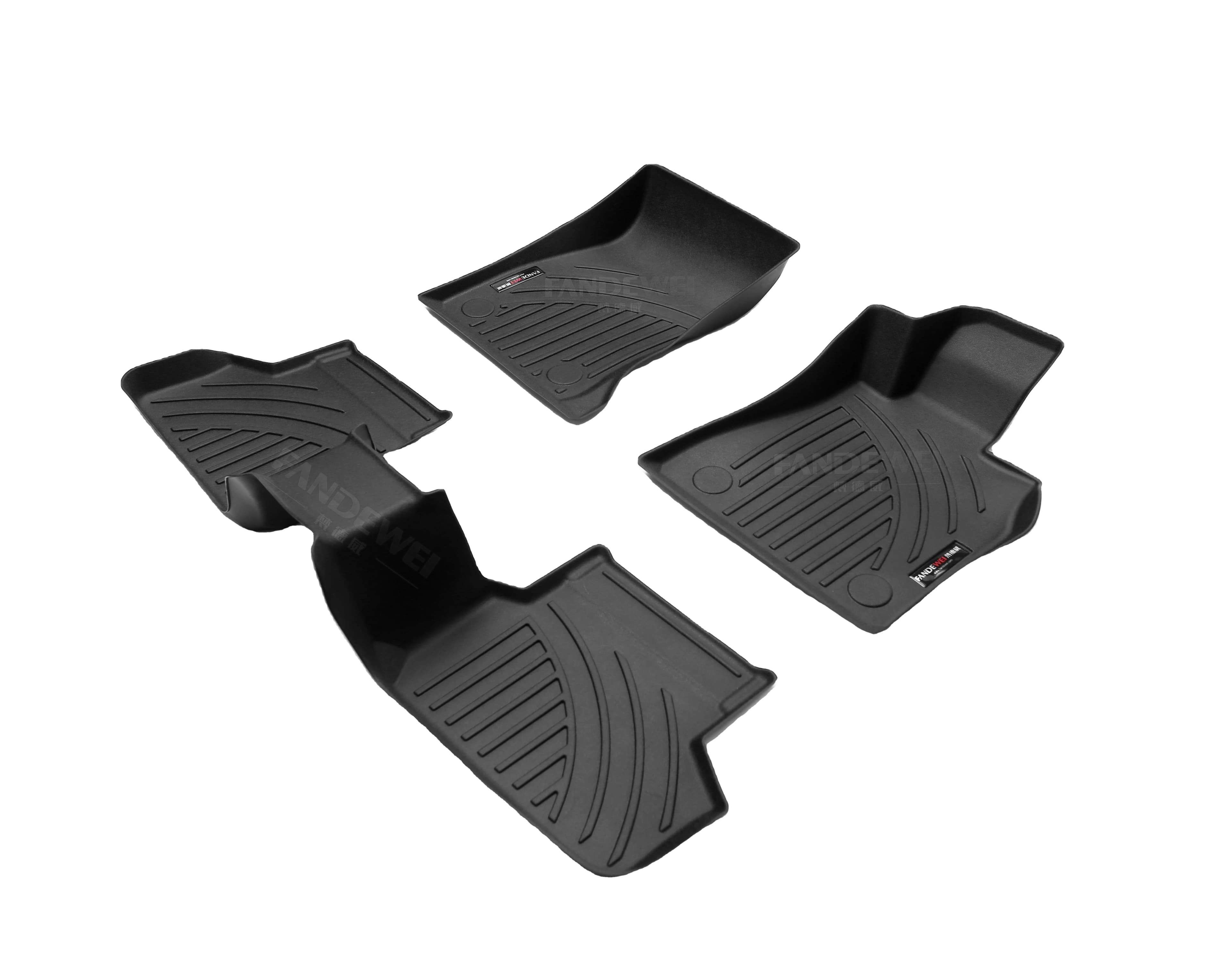 3D TPV rubber mat for RHD BMW 530i/G30 2018+ rubber mat for auto anti-slip waterproof