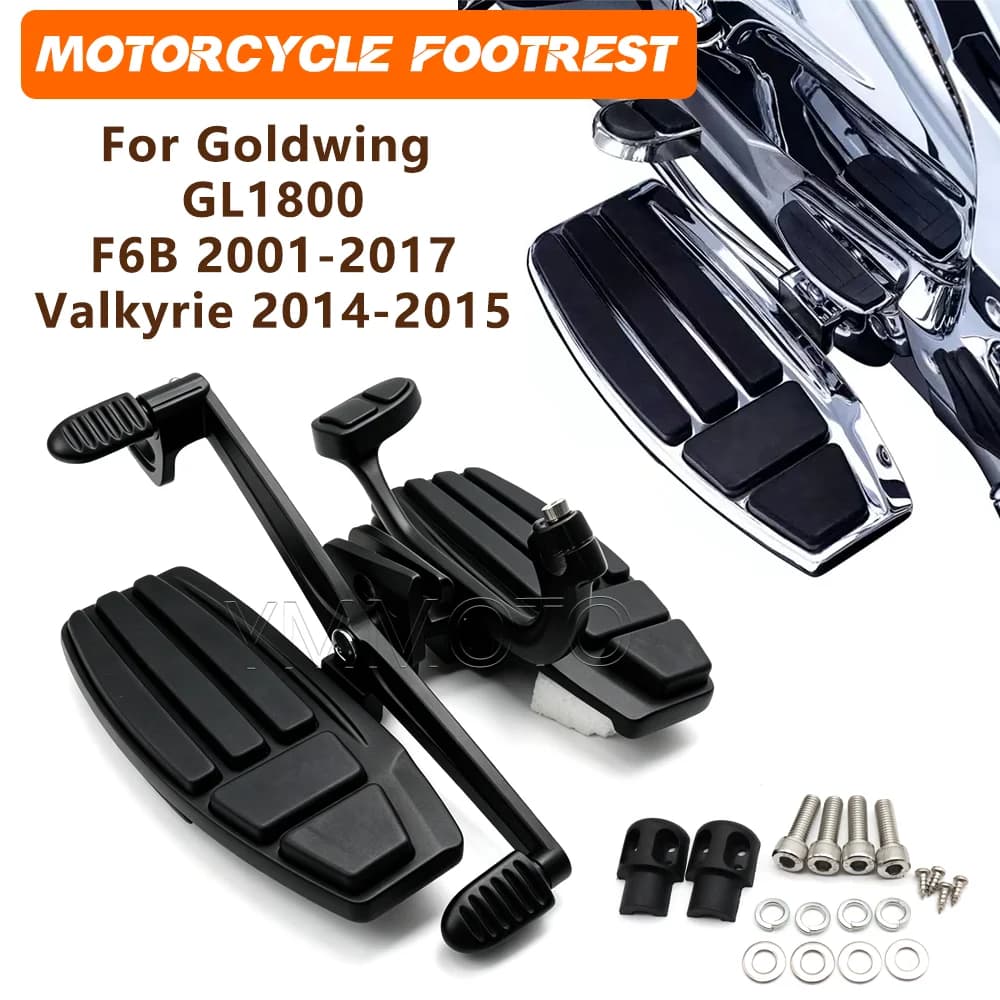 Motorcycle Front Foot Pegs Floorboards Footrest Driver Footpegs For Honda Goldwing 1800 GL1800 F6B GL 1800 Footrest Valkyrie