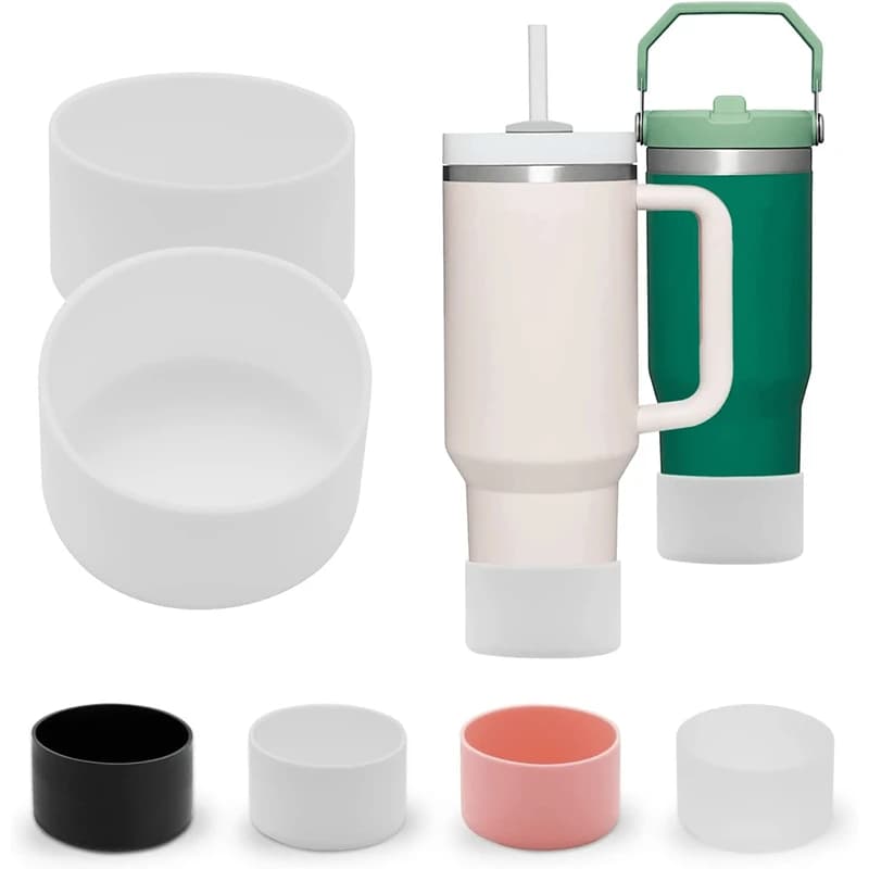 1/2PC 7.5 centimetri di Silicone Tazza Boot Fondo antiscivolo Manicotto di Protezione Della Copertura Per Stanley 40oz Tumbler Thermos tazza 30oz bottiglia d'acqua