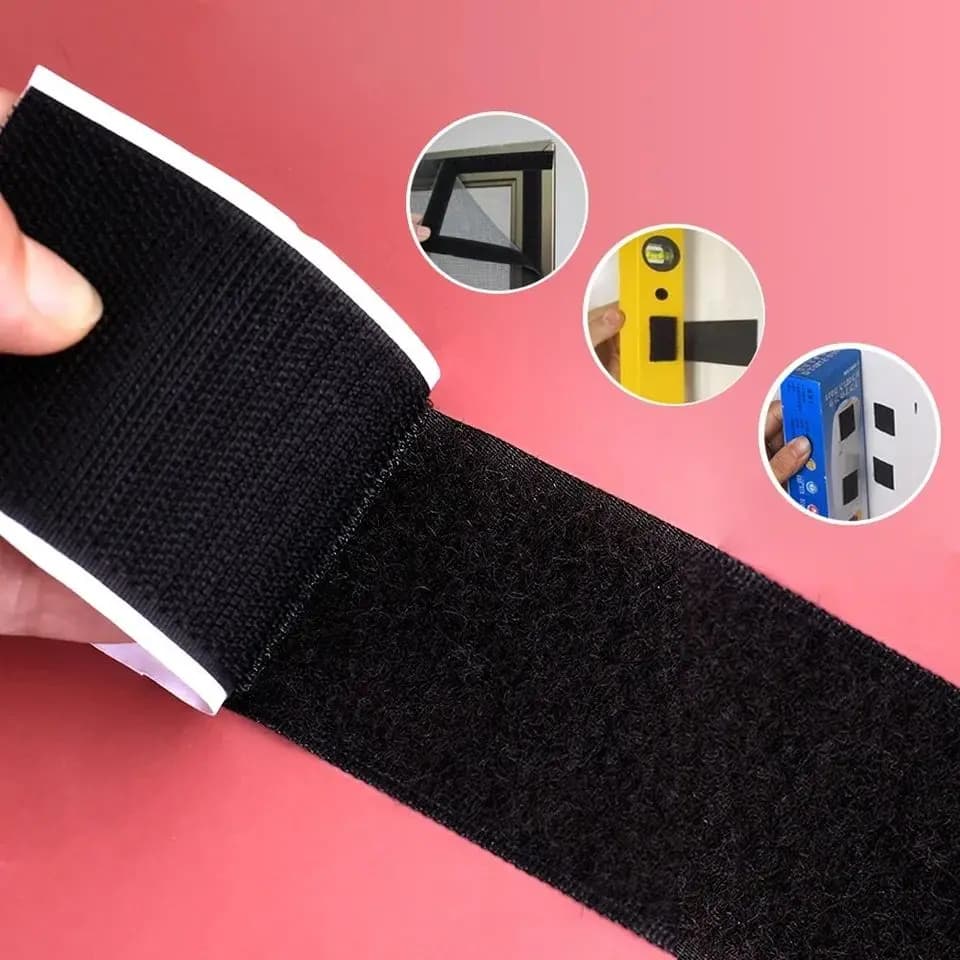 1/3/5M forte autoadesivo gancio e nastro di fissaggio ad anello cinghie adesive in Nylon magico con colla per accessori artigianali fai da te 20-50MM