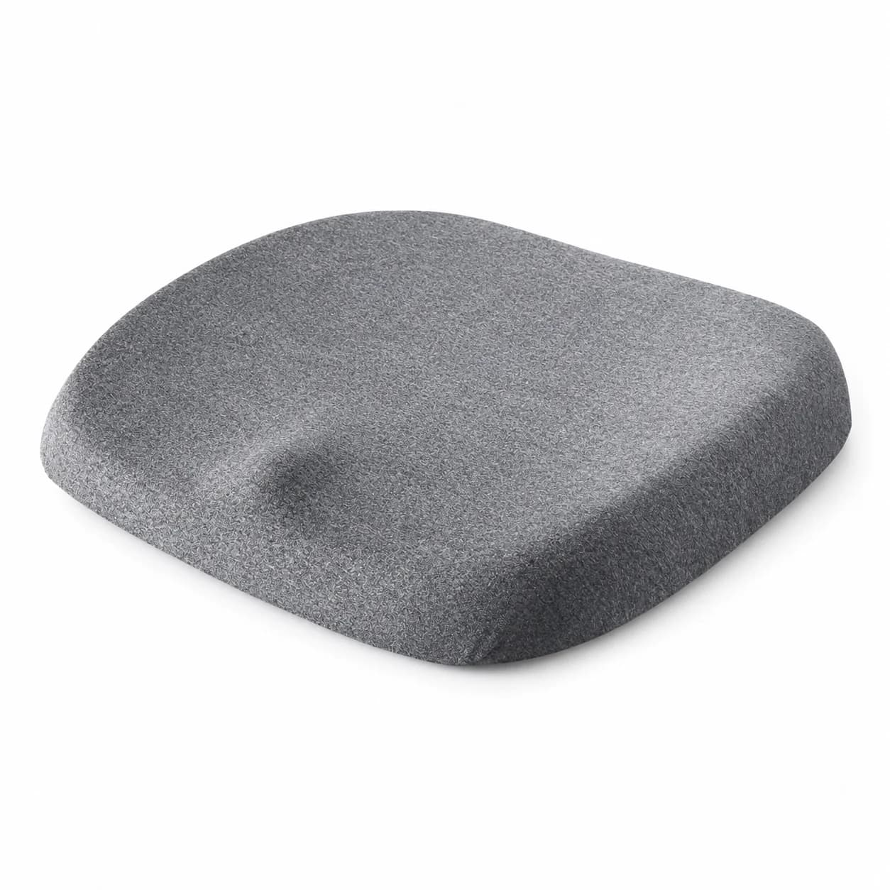 Cuscino per Sedia Grigio, Tessuto Dralon, Imbottitura Ergonomica a 2 Strati a Basso e Alto Rimbalzo, Rivestimento Lavabile con Zip per Ufficio e Soggiorno, 40x36x6cm