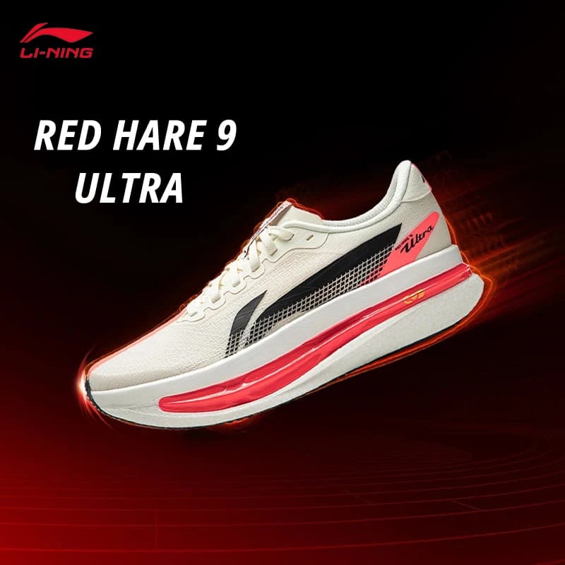 LI-NING RED HARE 9 ULTRA Scarpe da corsa da donna BOOM FIBER Scarpe sportive leggere Scarpe da corsa traspiranti per allenamento ARPW008