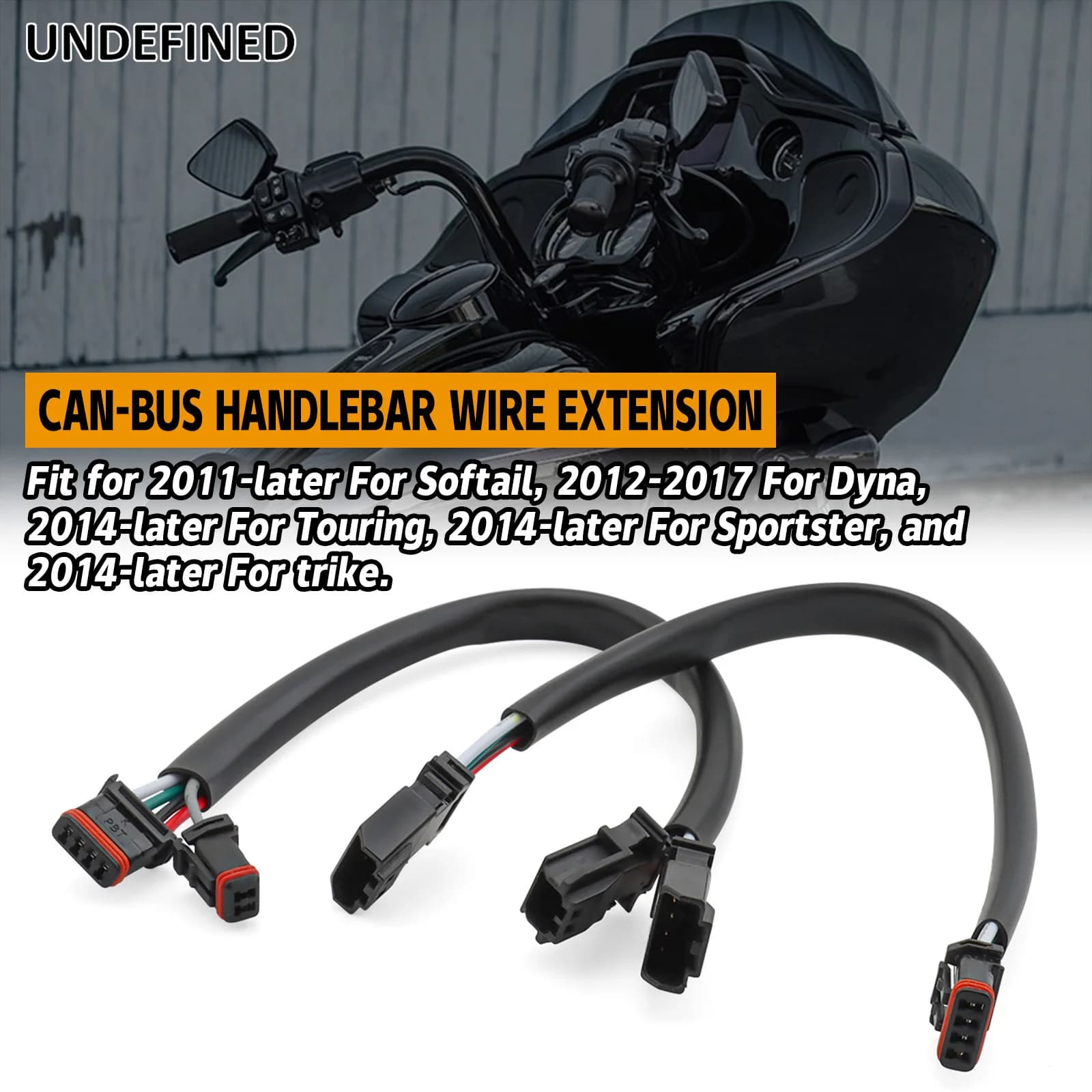 Cablaggio di Prolunga per Manubrio Can-Bus da 8/10/12/14/16 Pollici per Harley Sportster Dyna Fat Bob Touring Road King Trike
