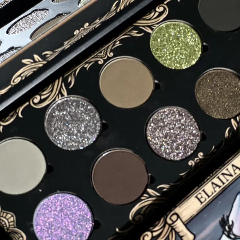Shellwe Makeup ELAINA Ombretto a 10 colori Tavolozza camaleonte Nebbia Strega Matte Shimmer Pearlscent Deer Palette Cosmetici per il trucco