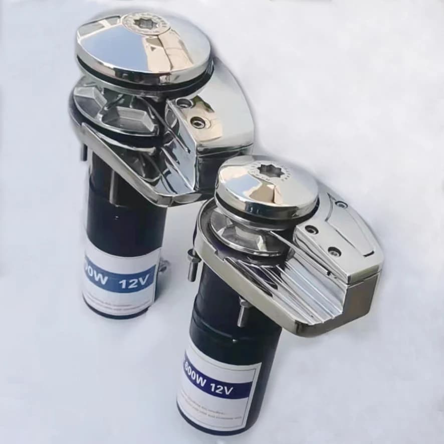 600 Watt Vertical Anchor Winch Boat Windlass 12V 6mm Gypsy Stainless Steel 316 ISO9001 Certified