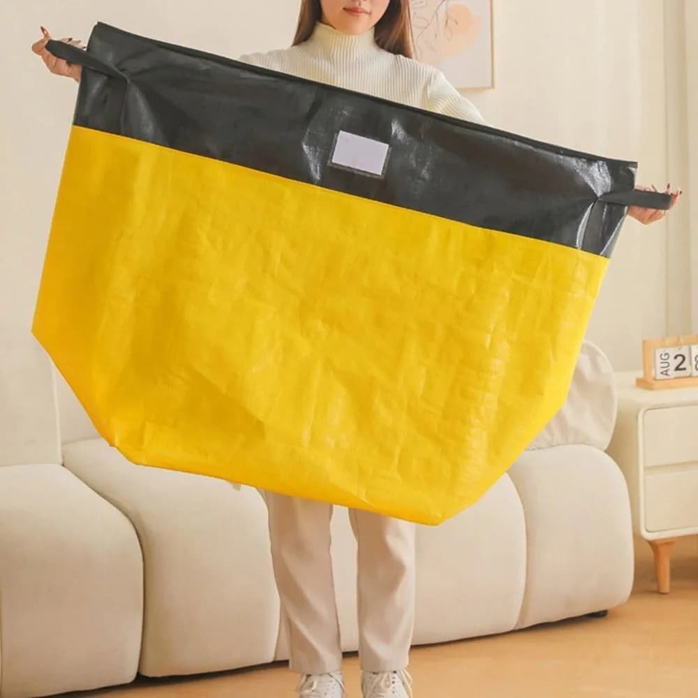 Large Capacity Moving Package Bag Durable Waterproof Luggage Packing Bag Dustproof Multifunctional Clothes Quilt Storage Bag
