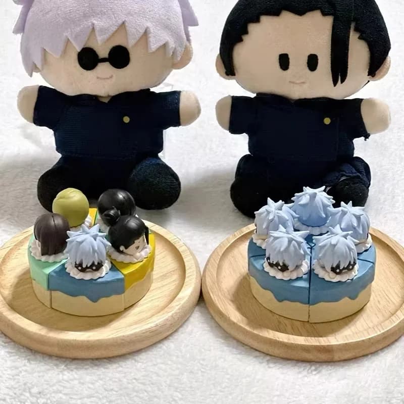 In Magazzino Jujutsu Kaisen Action Figure Sonno Gashapon Cartoon Ornamento Gojo Satoru Geto Suguru Ieiri Shoko Nanami Kento Modello Giocattolo