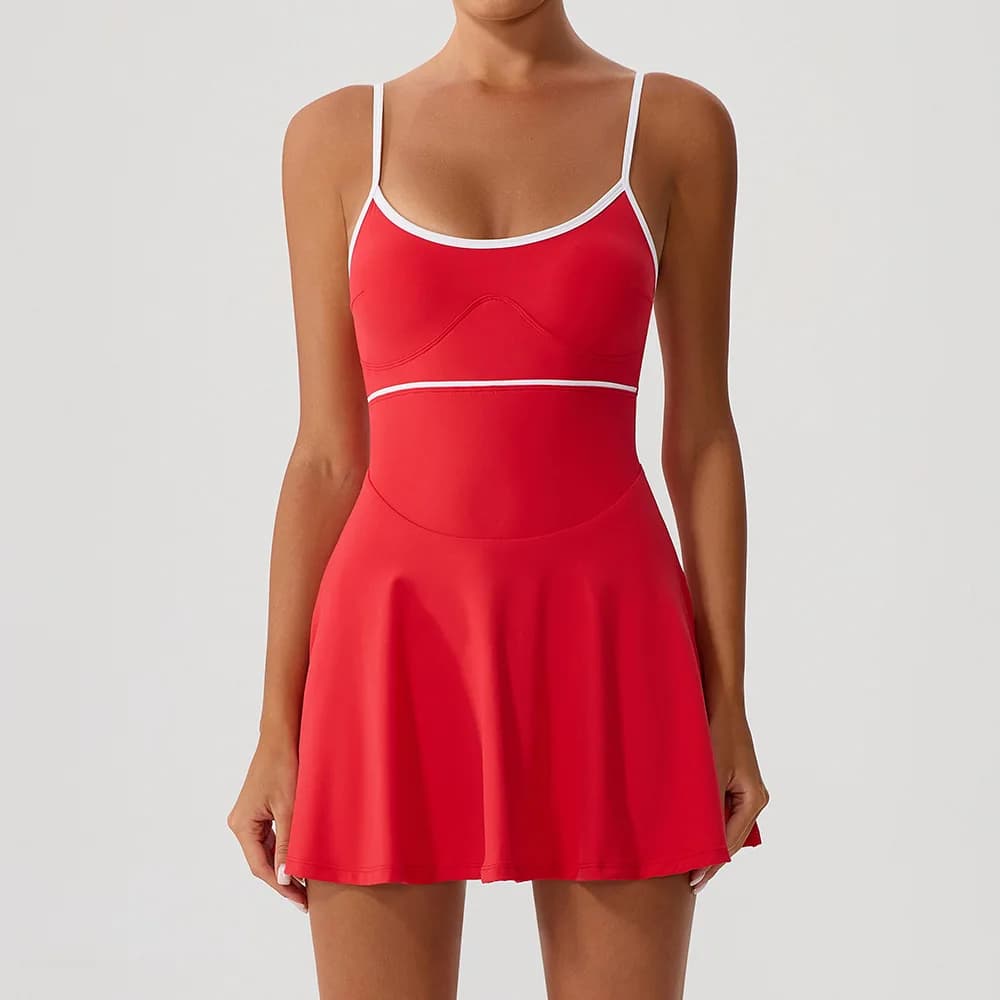 Abito da tennis da donna con tasche Gonne da golf Anti pantaloncini Tuta da yoga Abbigliamento da badminton Abbigliamento sportivo