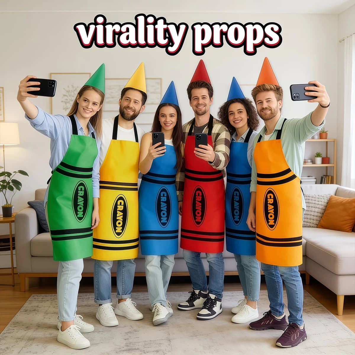 Set Grembiule Colorato con Cappello a Cono da Gnomo per Donna e Uomo, Costume per Halloween, Feste di Compleanno, Cosplay, Grembiule da Cucina, Regalo per Travestimenti