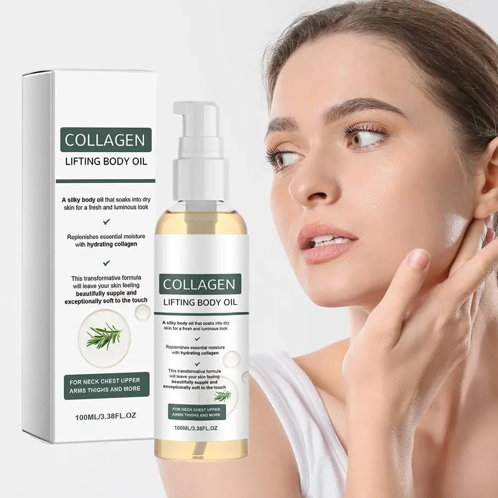 Olio Corpo Radiante 100ml, Siero Riparatore Idratante Profondo, Olio da Massaggio Naturale Nutriente, Cura Idratante per Pelle Secca, Corpo e Capelli