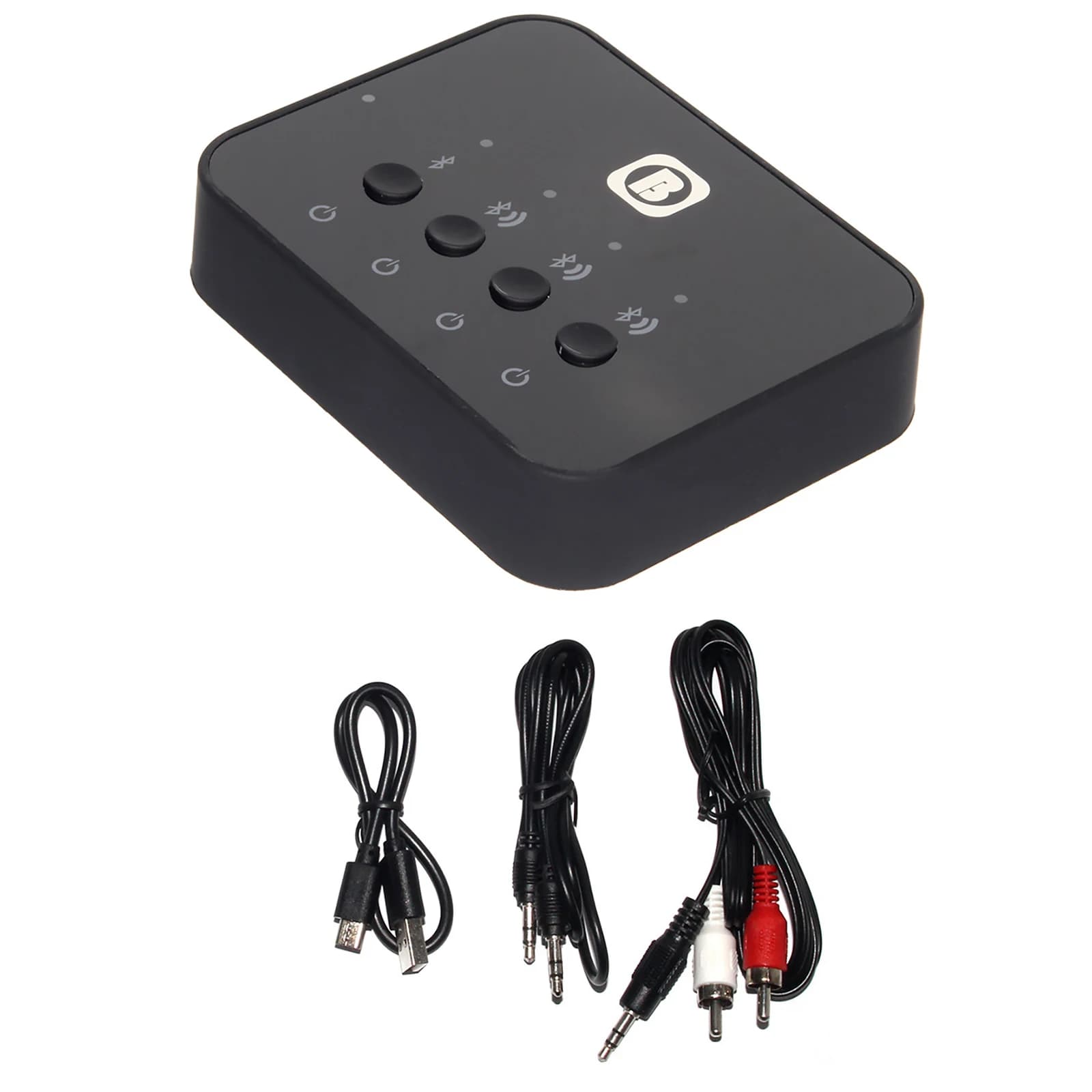 3 in 1 Bluetooth 4.0 ricevitore adattatore trasmettitore Wireless Stereo condivisione Audio Switcher per altoparlante cuffie accessori TV