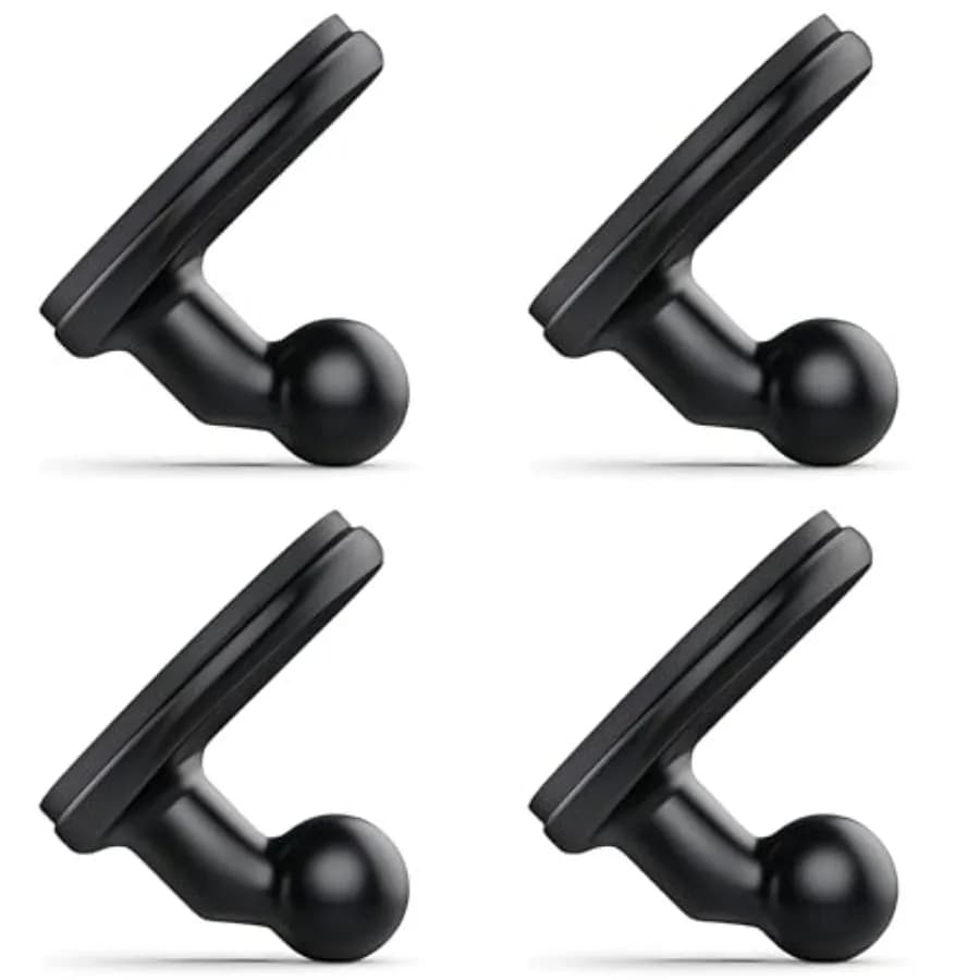 Confezione da 4 Supporti Adesivi a Sfera per Parabrezza per Dash Cam Garmin, Montaggio a Basso Profilo Compatibile con Garmin Dash Cam 45/46/47/55