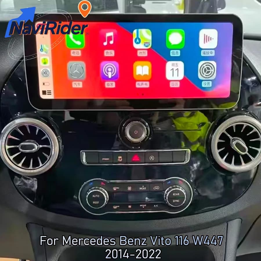12.3" Android Car Radio For Mercedes Benz Vito 116 W447 2014-2022 Stereo Wireless Carplay GPS Navigation Multimedia Video Player