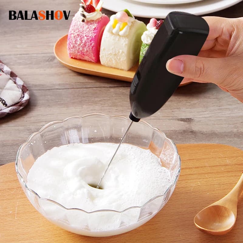 Wireless Electric Blender Milk Foam Mixer Blender for Eggs Mini Ugello Handle Agitator Capuchin Maker Cooking Tools
