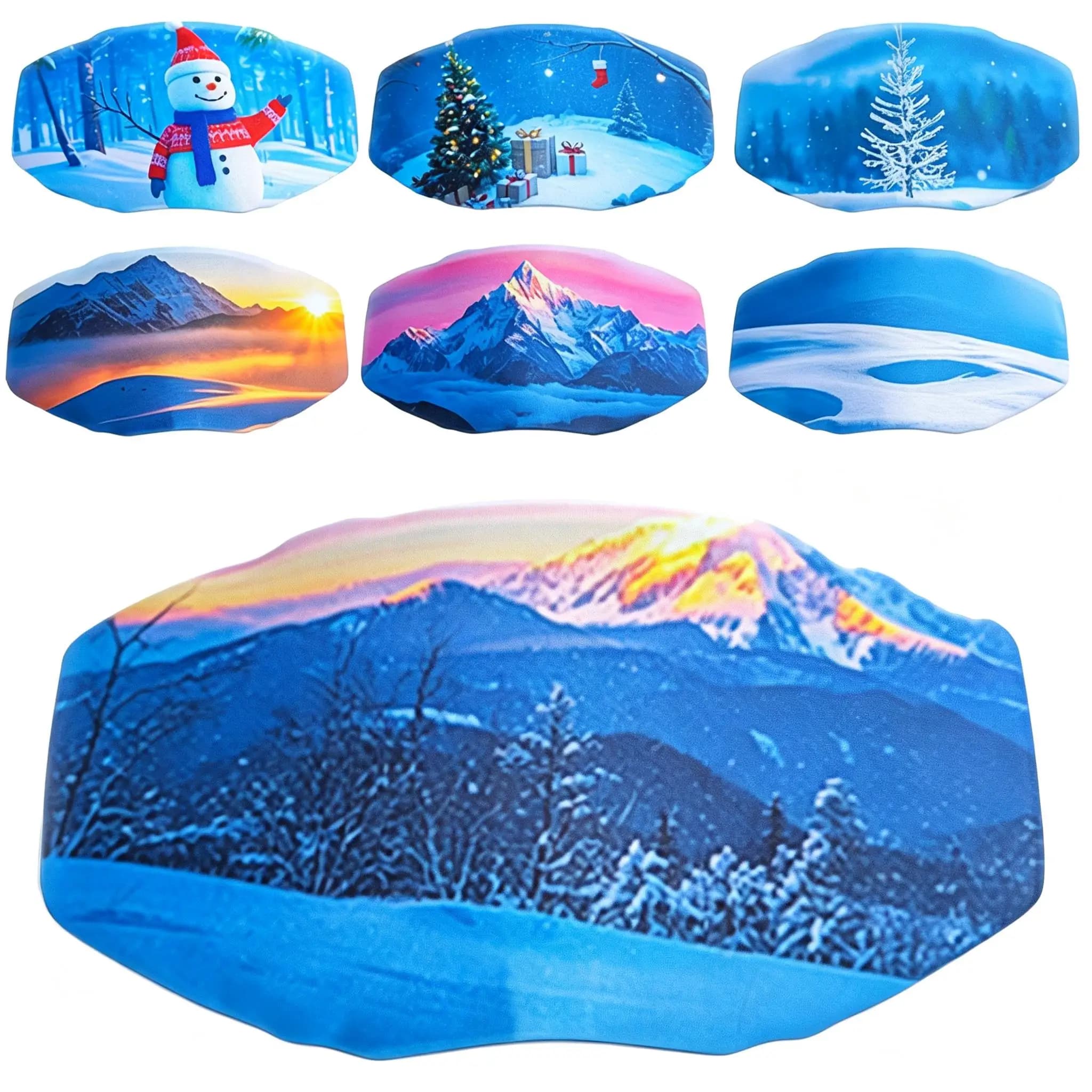 Flexible Elastic Goggle Protective Sleeve, Male Female Snowboard Fans, Ski Snowboarding Wipe Lens Reduce Surface Abrasion
