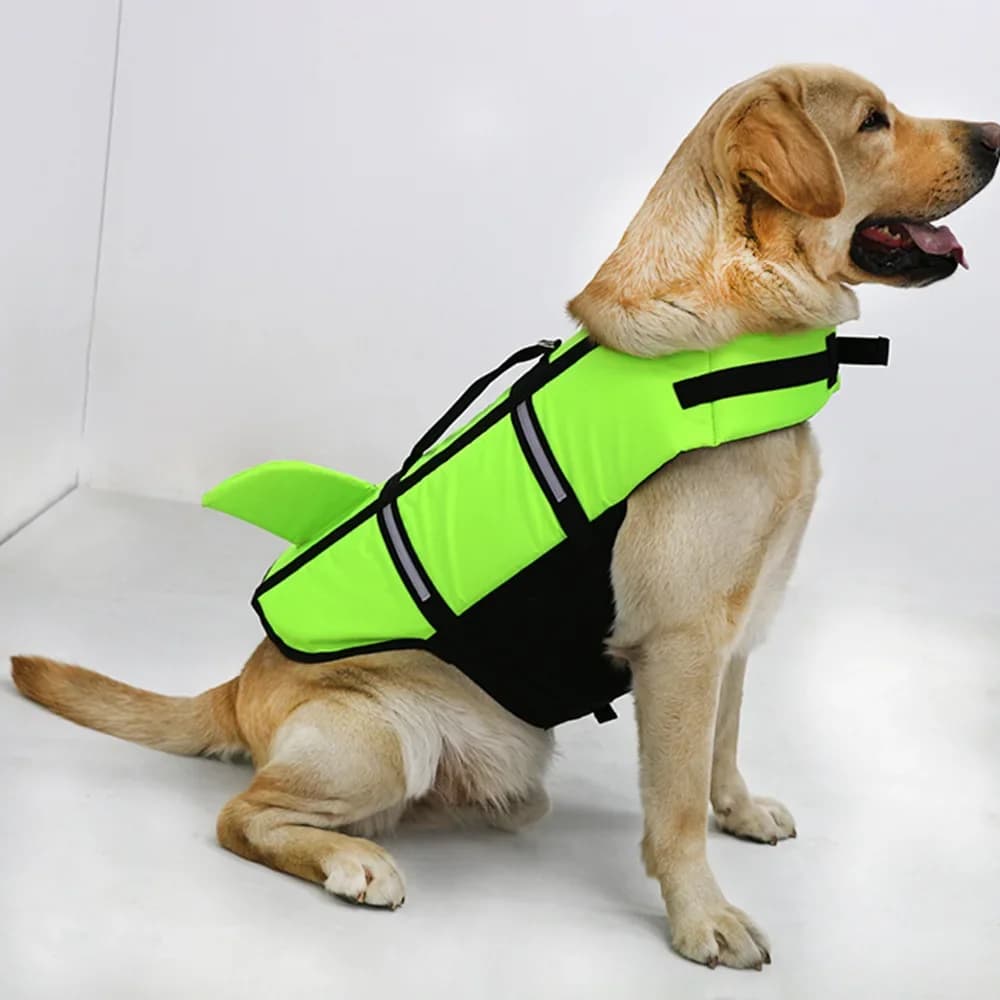 Dog Summer Life Vest Pet Swimwear Outdoor Adjustable Straps Reflective Strips Buoyancy Aid Safety Jacket Pet Clothes Dog Coat