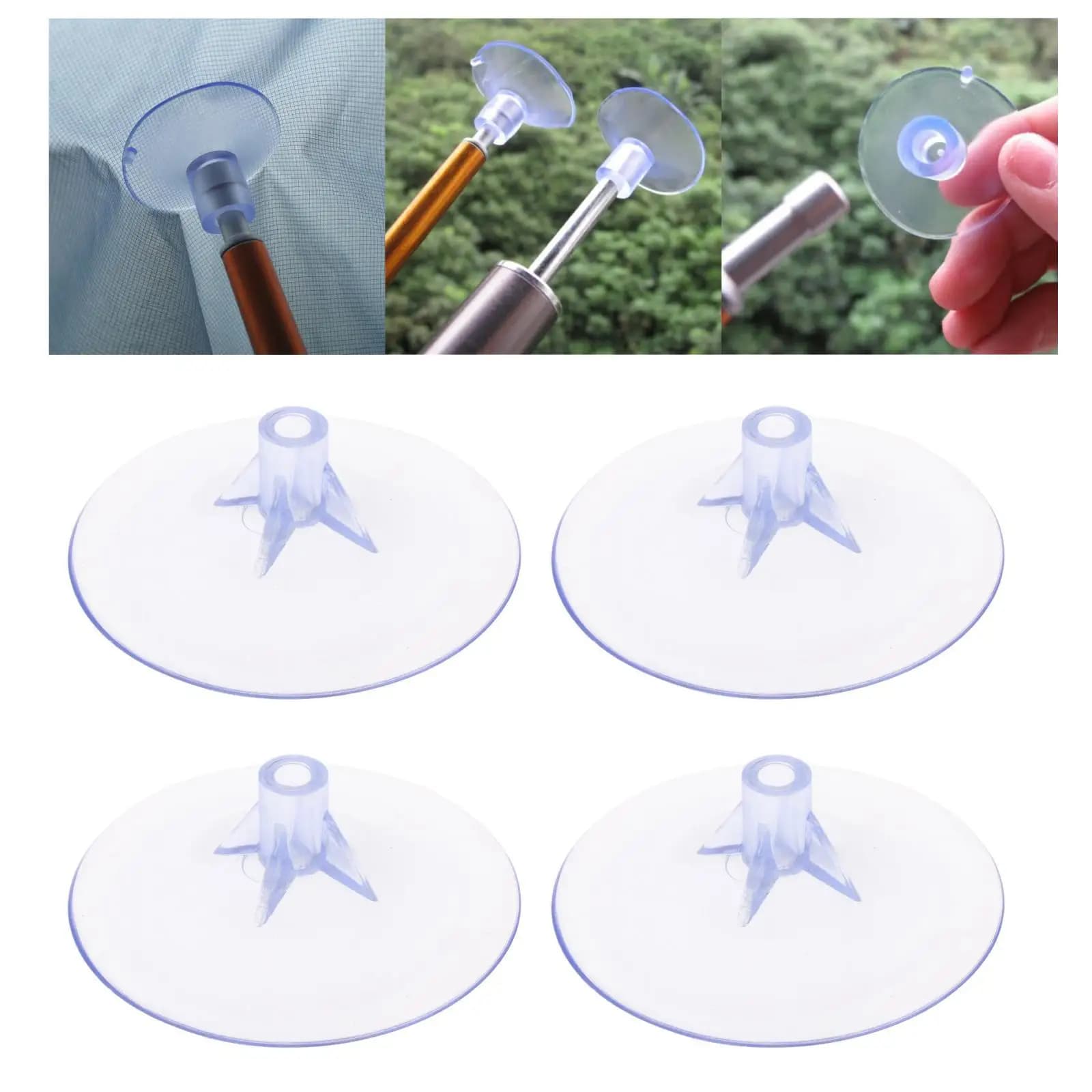 4 pcs pole cover for curtains wear-resistant end caps support for anti-slip dagger tent for camping trekking pole