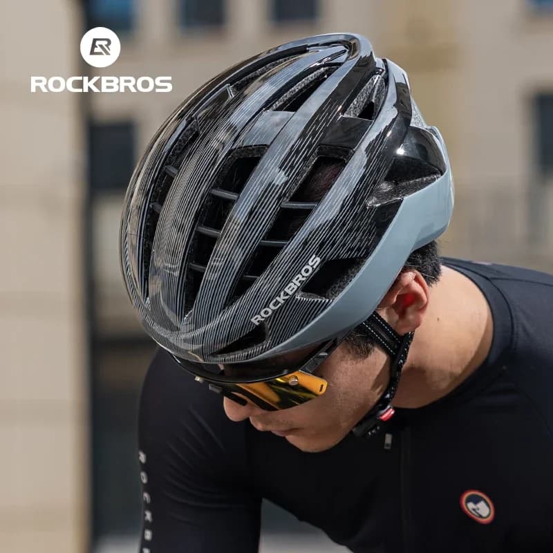 ROCKBROS Cycling Helmet Breathable 16 holes Diversion Man Woman Cycling Helmet Adjustable MTB Road EPS Buffer Layer